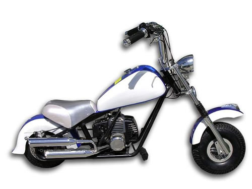 Custom Mini Choppers - Gas Powered mini choppers, Powerboard, Gas Moped